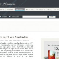 Een opzet voor de website uit 2008 die het niet werd