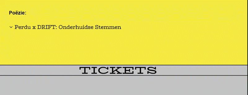 Wijsgerig festival DRIFT en Perdu brengen poëzie