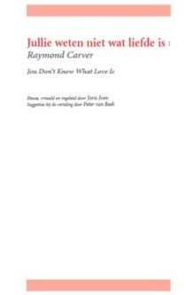 Jullie weten niet wat liefde is